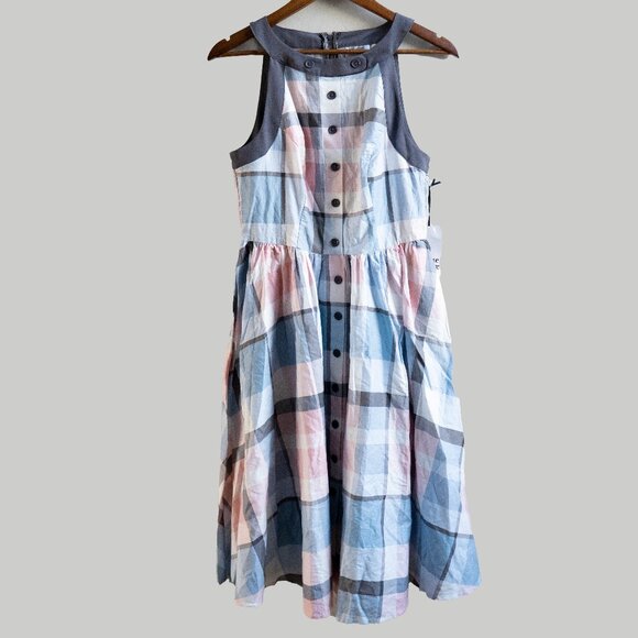 Unique Vintage Plaid Maxine Dress - Picture 2 of 5